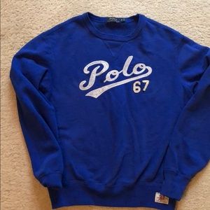 Polo crew neck sweatshirt